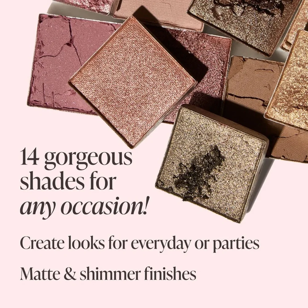 MALLY XO Best Dressed Lids Neutrals & Bolds 14 Matte & Shimmer Eyeshadows $45